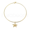 Brass Charm Necklace BJEW-Q350-07B-G-1