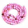 Natural Persian Jade Beads Strands G-A255-A02-04G-2