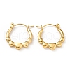 Ion Plating(IP) 304 Stainless Steel Heart Wrap Hoop Earrings for Women EJEW-G293-13G-1