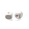 Spray Painted Wooden Beads WOOD-P021-01A-30-2
