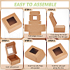 Paper Candy Storage Box CON-WH0084-95A-4