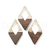 Walnut Wood Pendants FIND-Z050-02J-1