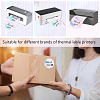 Round Dot Paper Holographic Thermal Printable Label Stickers STIC-WH0004-43-5