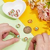   12Pcs Transparent Glass Beads GGLA-PH0001-59-3