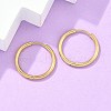 Ion Plating(IP) 304 Stainless Steel Huggie Hoop Earrings X-EJEW-F111A-20mm-G-5
