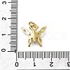 Brass Micro Pave Clear Cubic Zirconia Pendants ZIRC-I070-064G-3