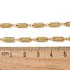 304 Stainless Steel Spiral Link Chain Necklaces NJEW-S442-10G-5