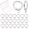 CREATCABIN 25Pairs Brass Huggie Hoop Earring Findings KK-CN0001-84-1
