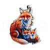 Cartoon Animal Printed Acrylic Pendants Decorations OACR-R264-01B-1