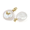 Natural Keshi Pearl Pendants STAS-Z136-01G-01-2