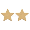 Ion Plating(IP) Star 304 Stainless Steel Stud Earrings EJEW-Z040-58G-5
