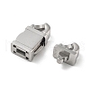 304 Stainless Steel Snap Clasps STAS-V008-23P-2