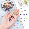 Olycraft 4 Strands 2 Style  Handmade Millefiori Glass Beads Strands LK-OC0001-08-3