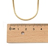 1.6MM 304 Stainless Steel Snake Chain Long Necklaces NJEW-A049-02G-3
