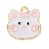 Cute Animal Alloy Enamel Pendants ENAM-U002-03B-KCG-1