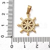 201 Stainless Steel Pendants STAS-U053-10A-G-3