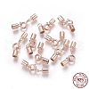 925 Sterling Silver Spring Ring Clasps STER-G019-H-08RG-3