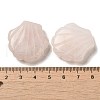 Natural Rose Quartz Carved Healing Shell Figurines G-K353-03B-3
