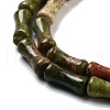 Natural Unakite Beads Strands G-Q178-A10-01-4