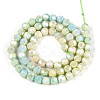 Electroplate Glass Beads Strands EGLA-T021-6mm-15-09-2