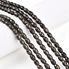Natural Pyrite Beads Strands G-N346-02A-01-1