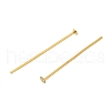 Brass Flat Head Pins KK-H502-01C-G-2