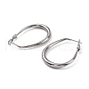 304 Stainless Steel Hoop Earrings for Women EJEW-G346-05P-2