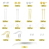 Gold and Silver Mixed Material Earring Findings Sets DIY-YW0009-60-2