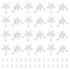 Unicraftale Star 201 Stainless Steel Stud Earring Findings STAS-UN0054-75P-1