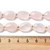 Natural Rose Quartz Beads Strands G-H005-A08-02A-5