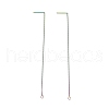 Ion Plating(IP) 304 Stainless Steel Stud Earring Finding STAS-E161-07RC-1