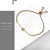 Adjustable 304 Stainless Steel Bracelet Making STAS-PH0019-07-5