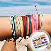 25 Rolls 25 Colors 3-Ply Polyester Thread Sets WL-WH0016-01-6
