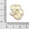 Alloy Enamel Pendants ENAM-R001-01KCG-03-3
