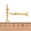 Rack Plating Brass Micro Pave Cubic Zirconia Pendants KK-M309-38G-G-3