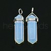 Opalite Double Terminated Pointed Pendants G-N0037-11-1