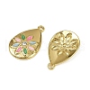 304 Stainless Steel Enamel Pendants STAS-L290-04G-2