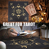 CREATCABIN 2 Sheets 2 Style Non-Woven Fabric Tarot Tablecloth for Divination AJEW-CN0001-61A-6