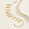 Stainless Steel Enamel Charm Bracelets for Women JX2078-1