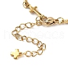 304 Stainless Steel Cross Link Chain Anklets for Women AJEW-AN00679-01-4