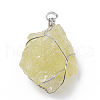 Natural Citrine Pendants G-Q993-01-1