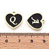 304 Stainless Steel Enamel Pendants STAS-T064-70G-4