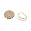 2Pcs 2 Colors Electroplate Non-magnetic Synthetic Hematite Bead Cuff Rings RJEW-JR00904-01-3