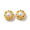 Rack Plating Hollow Brass Cubic Zirconia Beads KK-K381-16B-MG-1