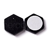 Natural Shungite Cabochons G-L505-45-3