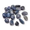 Dyed & Heated Natural Blue Aventurine Beads G-O029-08B-1