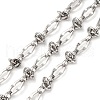 304 Stainless Steel knot with Oval Link Chains CHS-S012-05P-1