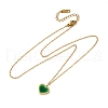 304 Stainless Steel Geometric Pendant Necklaces for Women NJEW-M106-02A-G-4