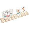 3-Slot Wooden Display Card Board ODIS-WH0025-168-1