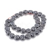 Electroplated Non-magnetic Synthetic Hematite Beads Strands G-E498-21B-05-2
